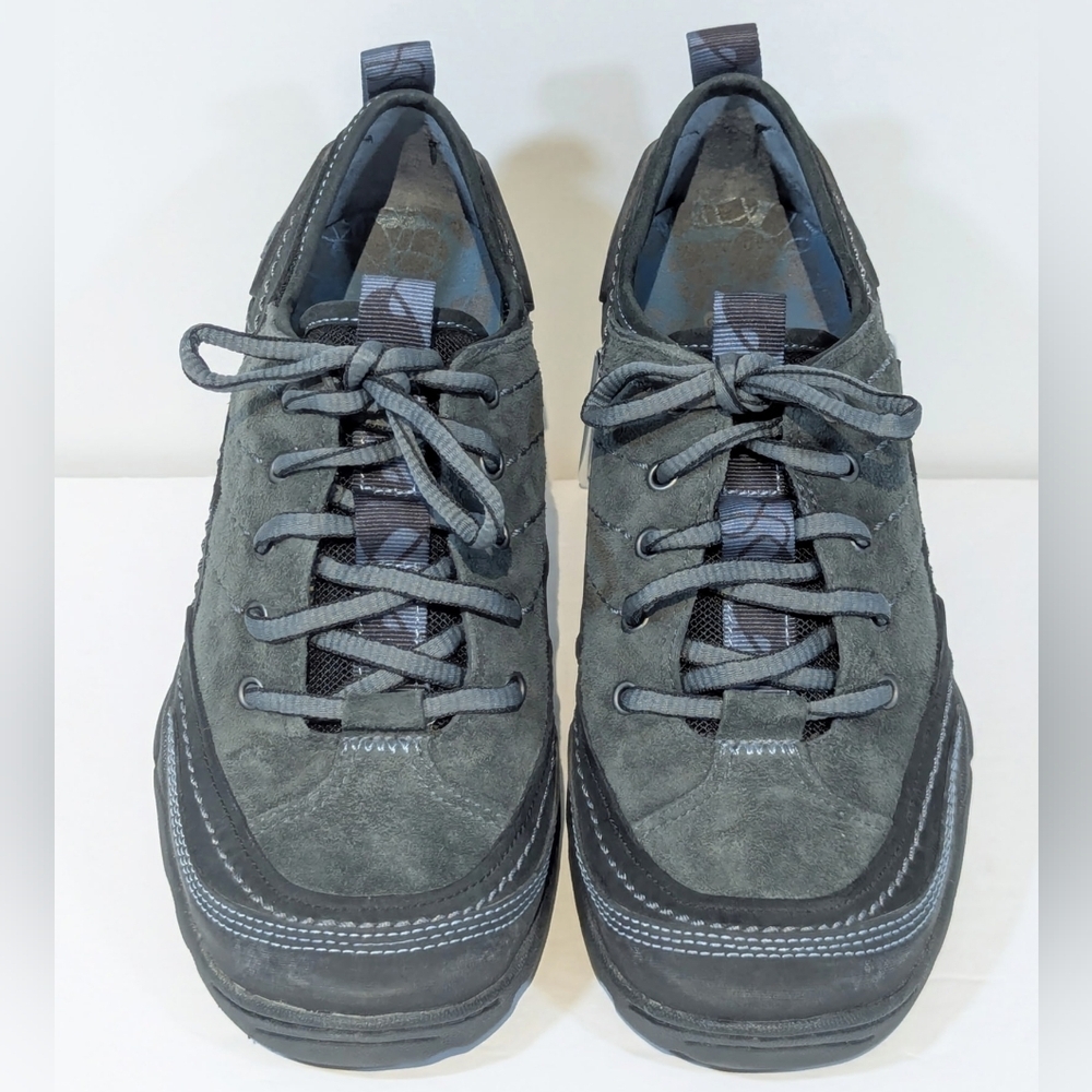 Merrell Women's Mimosa Shoes Outdoor J68166 Black Gray Suede Lace Hiking, Size 6